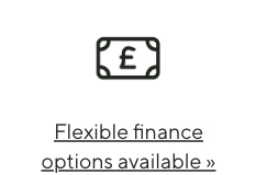 Flexible finance options available